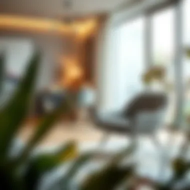 Stylish Grey Chair in Modern Living Room A stylish grey sitting chair in a modern living room setting.