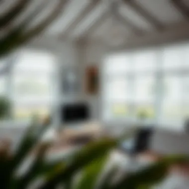 Latest trends in mini blind designs displayed in a chic office