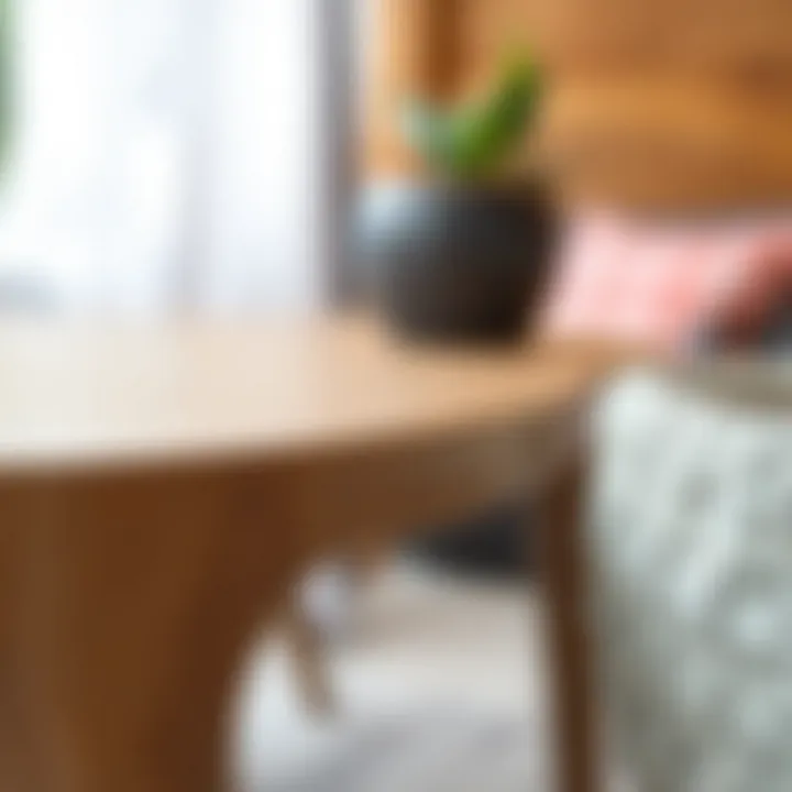 Material Diversity in Patio Table Designs Close-up of different materials used for a 24-inch patio table