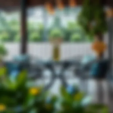 Innovative Styling for a 24-Inch Patio Table Creative styling ideas for a 24-inch patio table