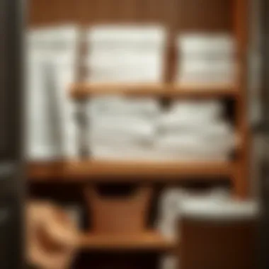 Practical Storage Solutions for Thin Towels Organized storage of thin towels demonstrating practical care tips