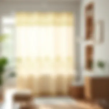 Eco-friendly shower curtain made from sustainable materials