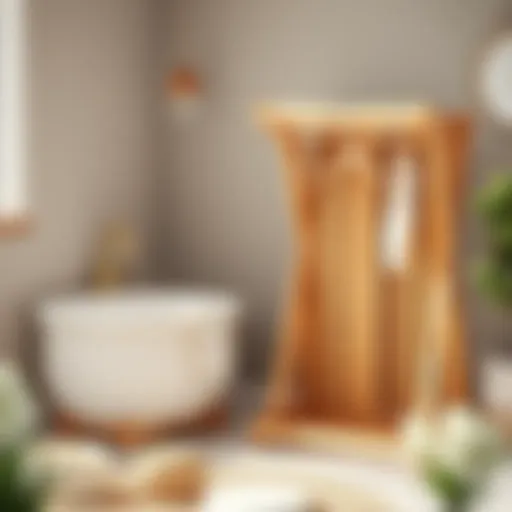 Natural Elegance: The Beauty of Wooden Drying Racks Elegant wooden drying rack showcasing natural texture