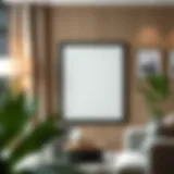 Artistic display of an 8x10 mat featuring a 4x6 photo