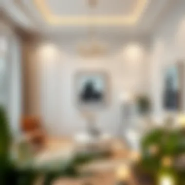 Elegant interior showcasing the use of a mat with a 4x6 opening