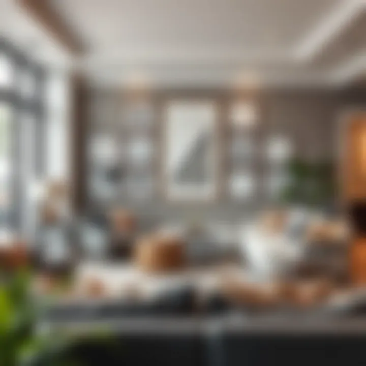 Living Room Decor with Matted Frames Stylish living room featuring multiple 11x11 matted frames