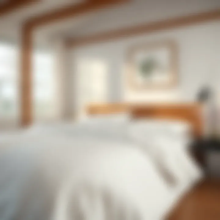 Materials used in white duvet covers