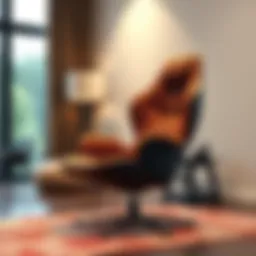 Ergonomic chair designed for tall individuals