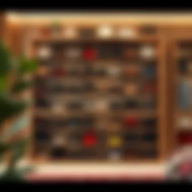 Luxurious shoe storage solution that combines elegance and functionality