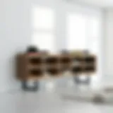 Modern minimalist shoe rack design that enhances interior aesthetics