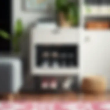 Space-saving shoe rack that fits seamlessly in small living areas