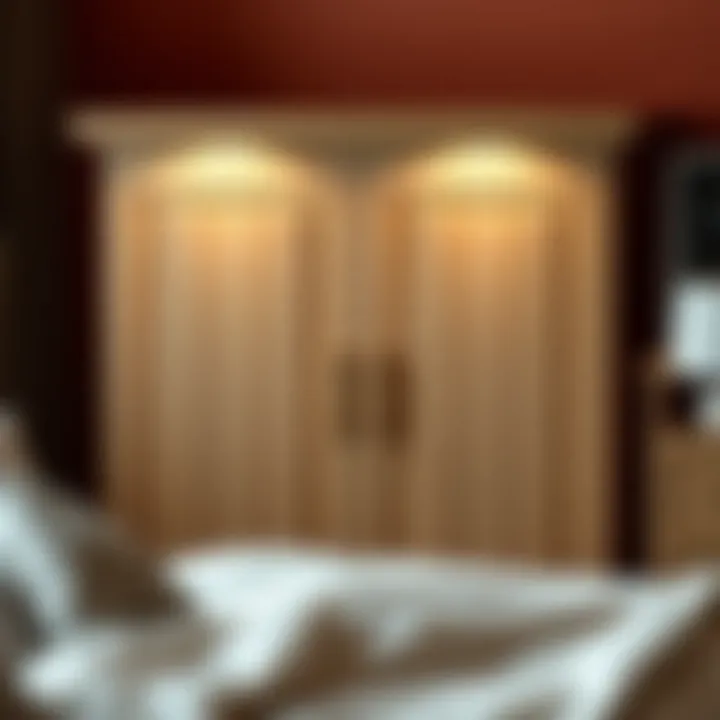 Close-up of Kallax doors showcasing intricate design details