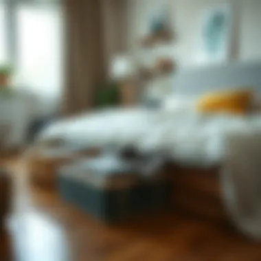 Sustainable Storage Options A variety of under-bed storage containers made from eco-friendly materials