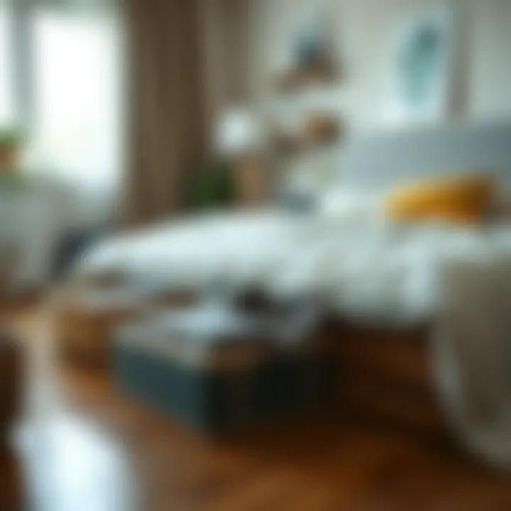 Sustainable Storage Options A variety of under-bed storage containers made from eco-friendly materials