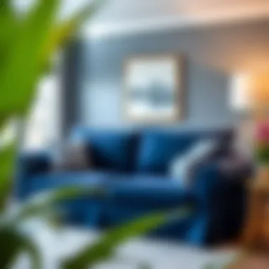 Maintenance tips and care for navy blue loveseat slipcovers