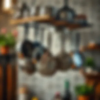 Creative DIY Pot Rack DIY pot rack showcasing innovative storage solutions