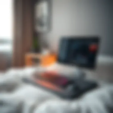 Technology and Aesthetics in Home Living Aesthetic integration of technology in bedroom