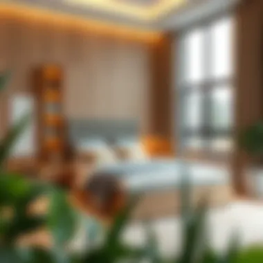 Innovative storage solutions integrated into a bedroom set