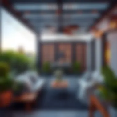 Creating Affordable Outdoor Ambiance Well-designed outdoor space showcasing budget-friendly decor