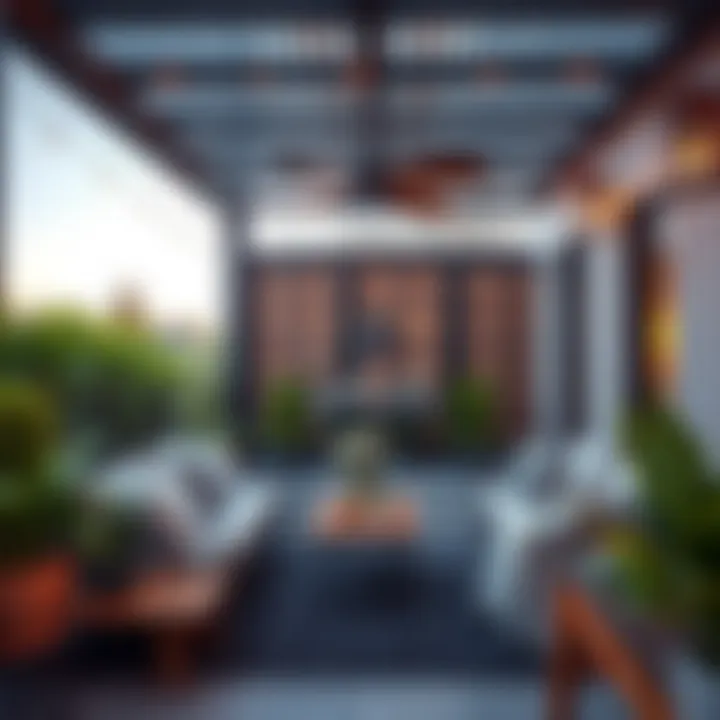 Creating Affordable Outdoor Ambiance Well-designed outdoor space showcasing budget-friendly decor