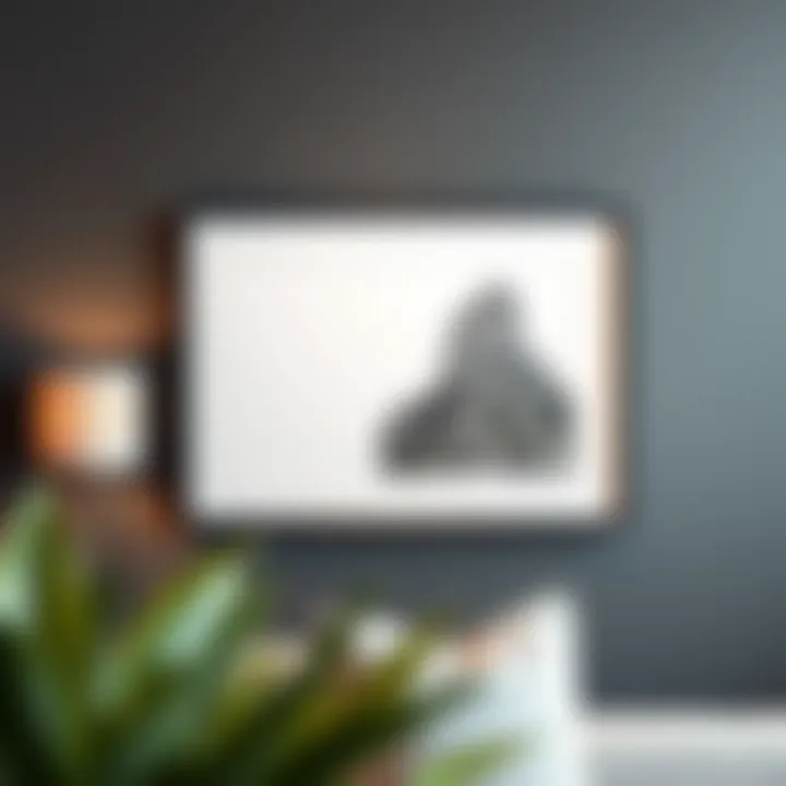 Sleek Metal Frame Enhancing Contemporary Style Modern metal photo frame complementing contemporary decor