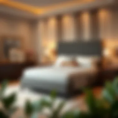 Stylish queen bed showcasing various design options