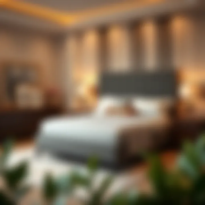 Stylish queen bed showcasing various design options