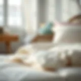 Luxurious duvet insert showcasing various materials