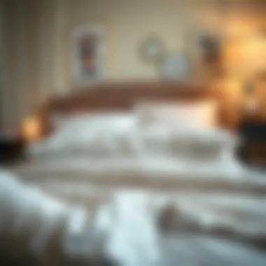 Different duvet weights displayed elegantly