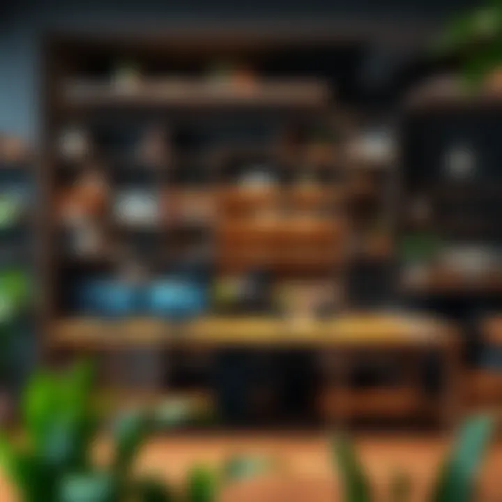 Diverse range of standing desks showcasing various designs and features