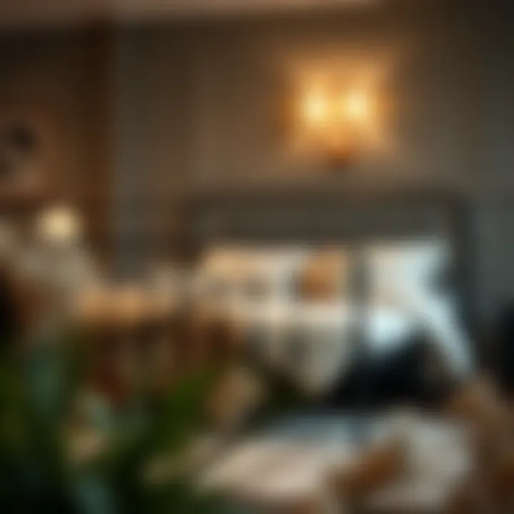 Vintage Iron Twin Bed Styled with Luxurious Bedding Vintage iron twin bed frame styled with elegant bedding