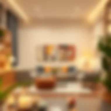 A diagram illustrating the growth of online furniture sales over recent years.