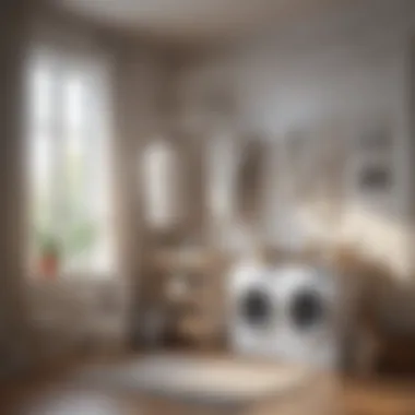 Innovative Use of Laundry Rods in a Living Space Innovative use of laundry rods in a living space