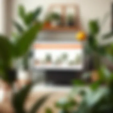 Discovering Indoor Plants through Online Marketplaces A visually appealing online marketplace interface featuring a selection of indoor plants available for purchase.