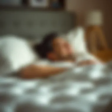 Benefits of a Thoughtful Mattress Choice A satisfied sleeper experiencing the benefits of a thoughtful mattress choice.