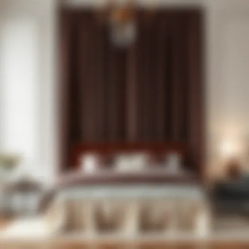 Elegant bed skirt enhancing a tall bed frame