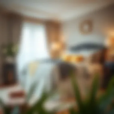 Installation of a bed skirt on a tall frame