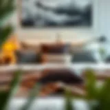 Elegant Thin Flat Bed Pillows Arrangement Elegant arrangement of thin flat bed pillows on a modern bed