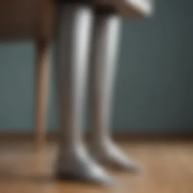 Material comparison of TV legs for durability and support