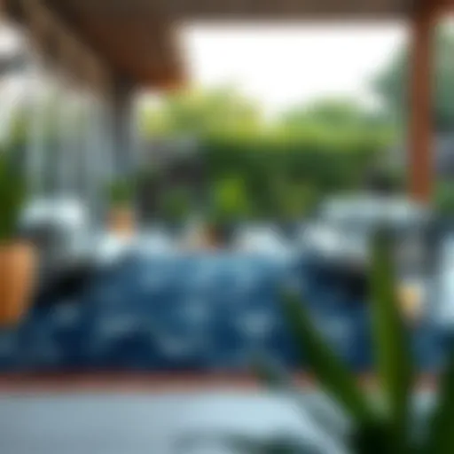 Luxurious Waterproof Outdoor Rug Luxurious waterproof outdoor rug on a patio